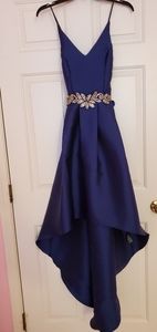 BCX Navy High Low Dress